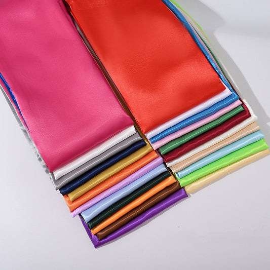 Colored Satin Fabric With Imitation Silk