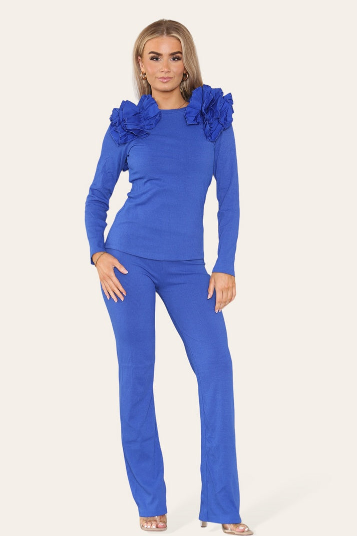 FlutterEase Ribbed Lounge Set