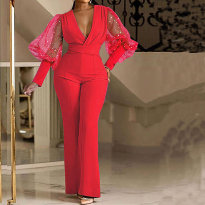 SheerÉclat™ MeshLine Jumpsuit