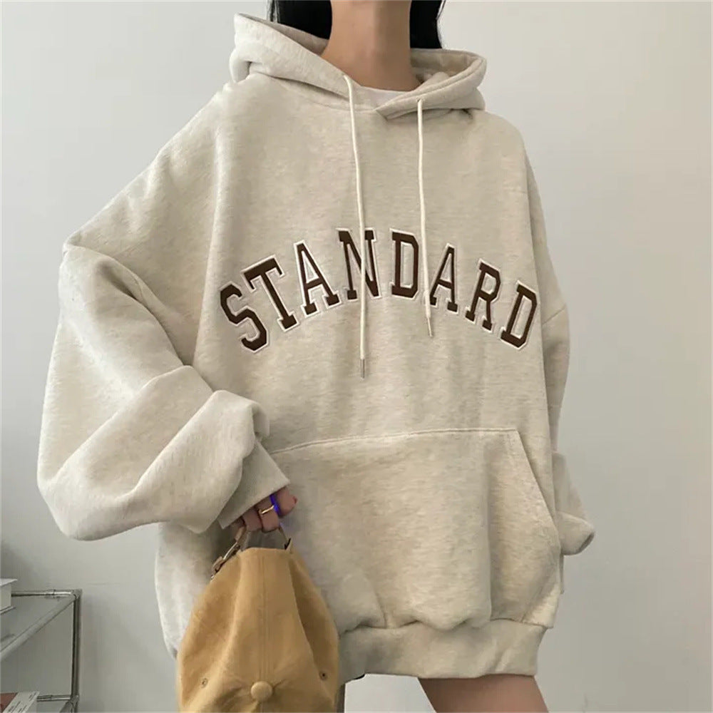 : CozyText Fleece Statement Top
