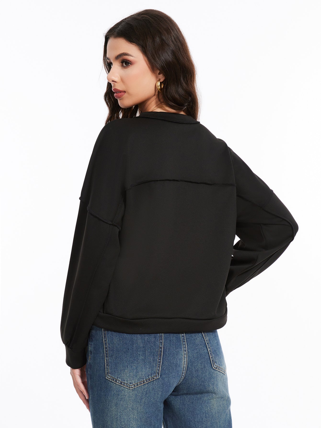 ButtonEase Solid Hoodie