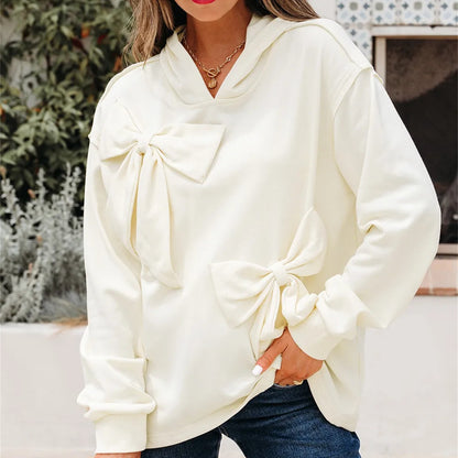 SnowCharm Bow Hoodie