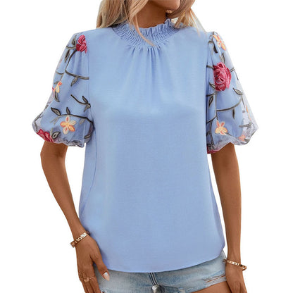 Éclat Veil Embroidered Top