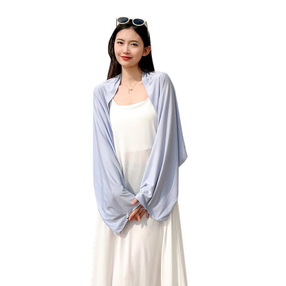 Sun Protection Cardigan Thin Women's Ice Silk Coat