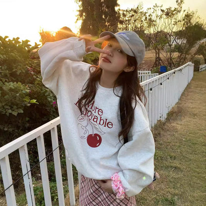 CherryBliss Fleece Top