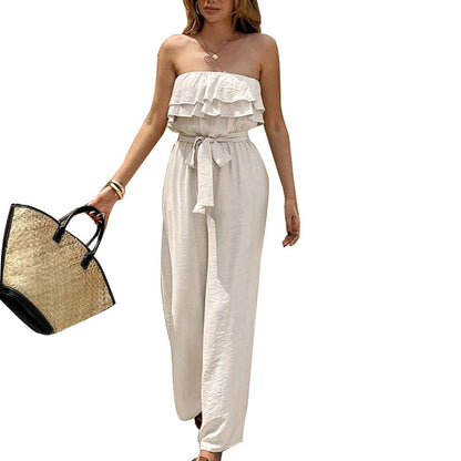 Sunset Ruffle Muse Jumpsuit