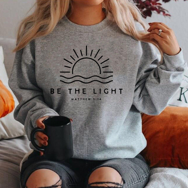 CozyScript Fleece Crew Sweater