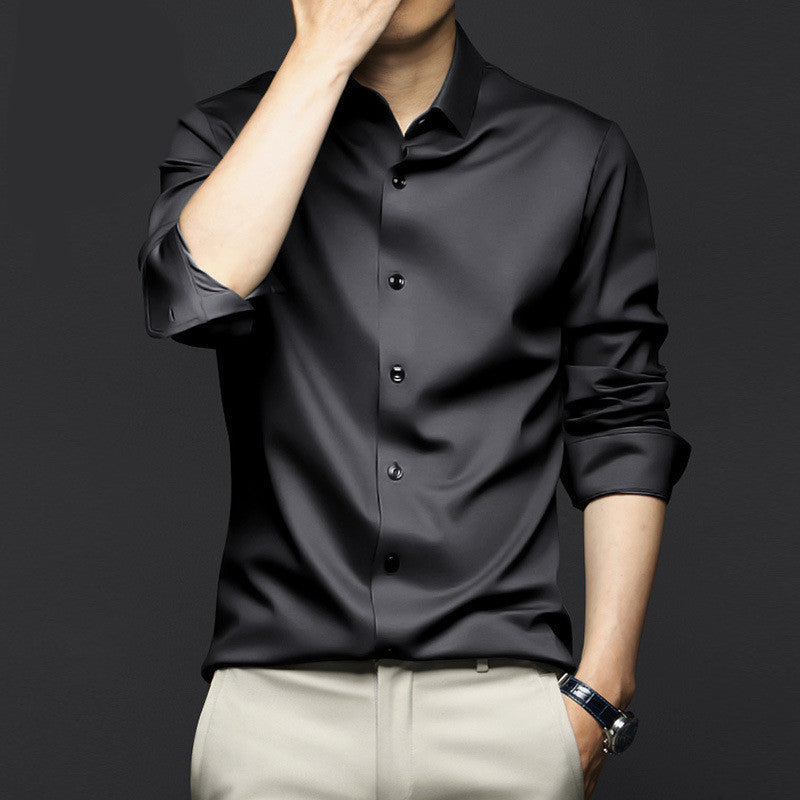 Business High-end Ice Silk Shirt