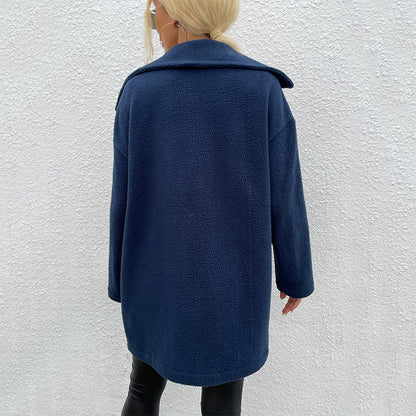CozyReign Double-Sided Fleece Coat