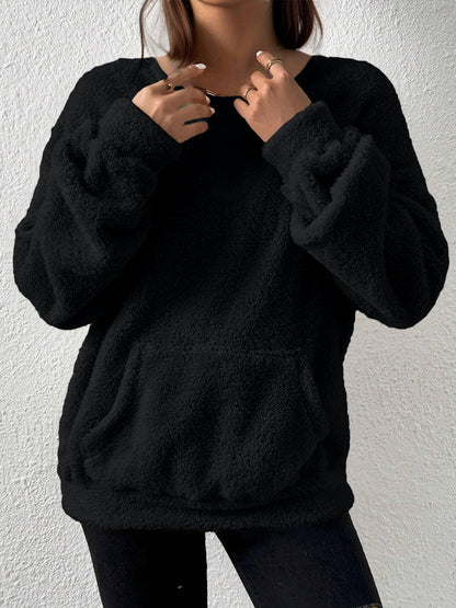 StyleEase Solid Sweatshirt
