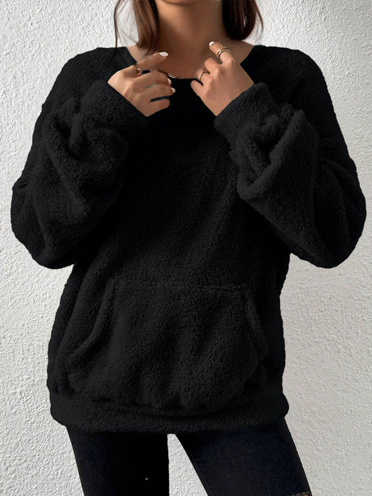 StyleEase Solid Sweatshirt