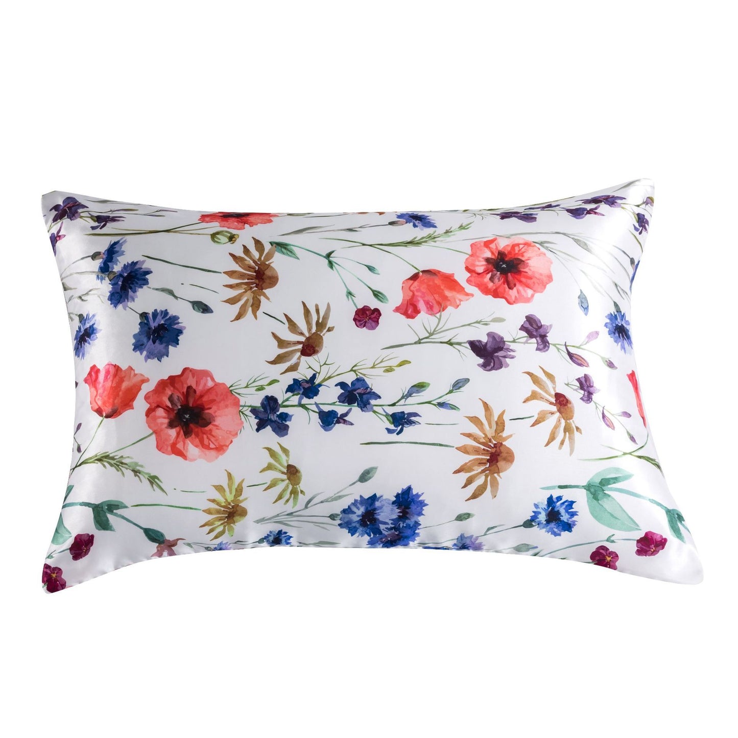 Home Textile Washed Satin Silk-like Printed Pillowcase
