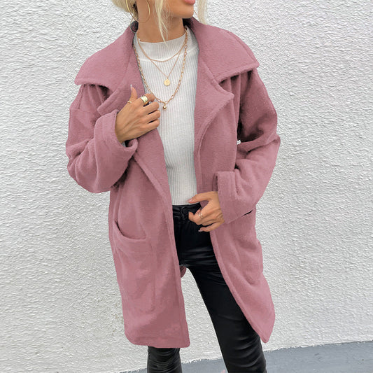 CozyReign Double-Sided Fleece Coat