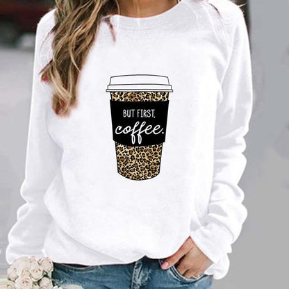XINGX Graphic Charm Round Neck Sweater