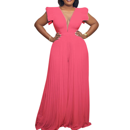 Elysian Grace Wide-Leg Jumpsuit