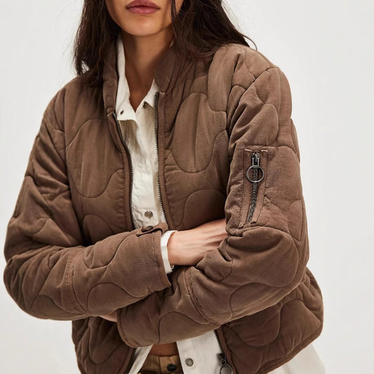 The Elowen Quilted Cotton Coat