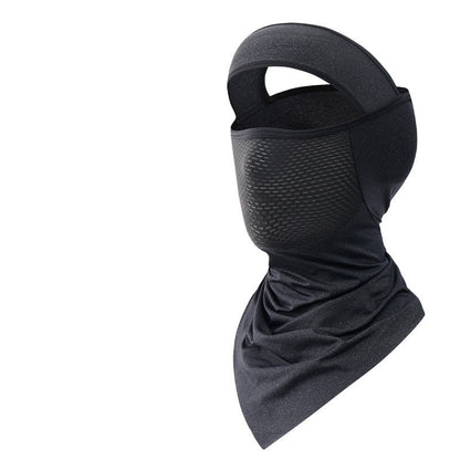 Summer Ice Silk Sunscreen Riding Mask Men Outdoor