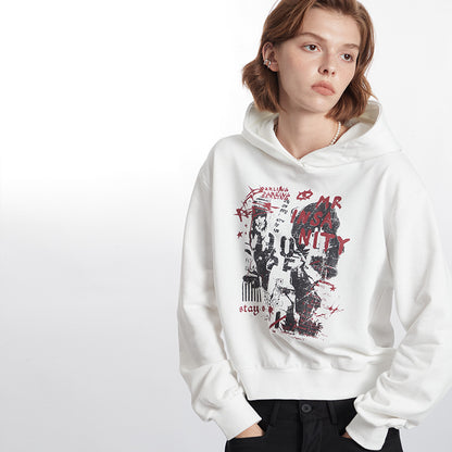 RetroScript™ Short Hoodie