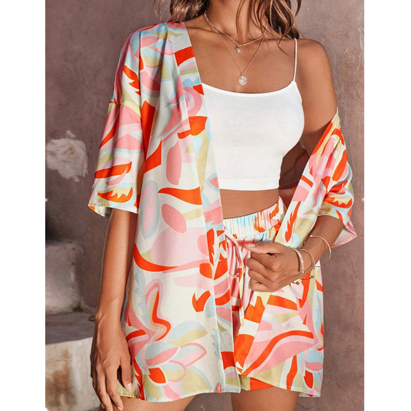 MuseMotive Printed Shirt Set