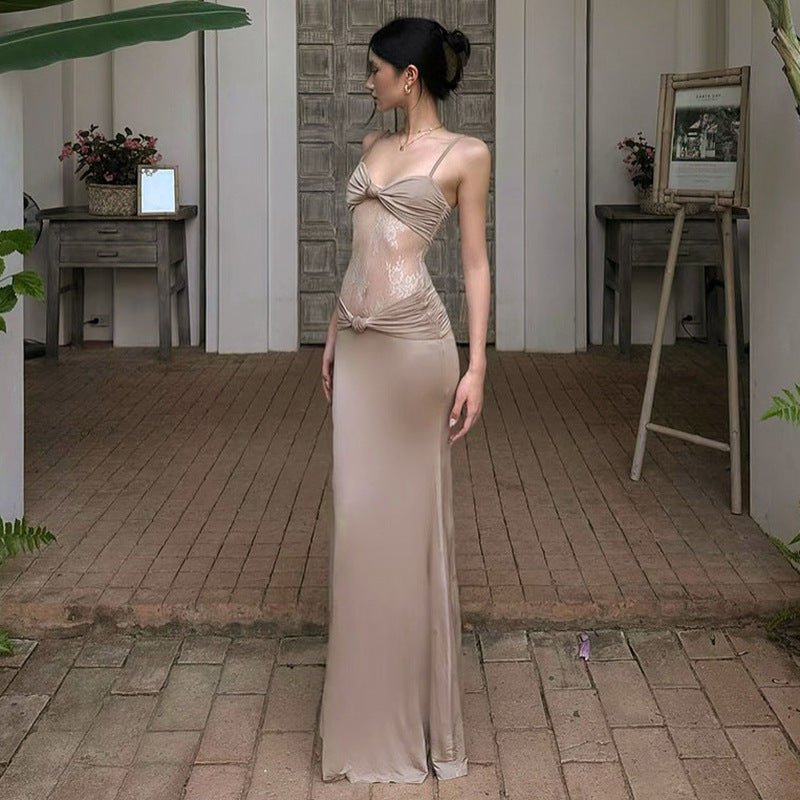 Lunaria Lace Halter Dress