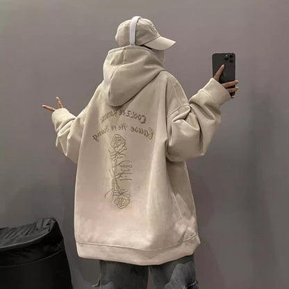 Veloura Suede Hoodie