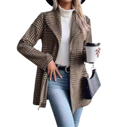 PlaidÉlan Wool Coat