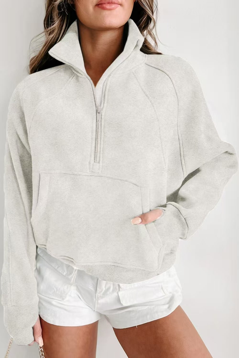 UrbanEase Stand Collar Hoodie