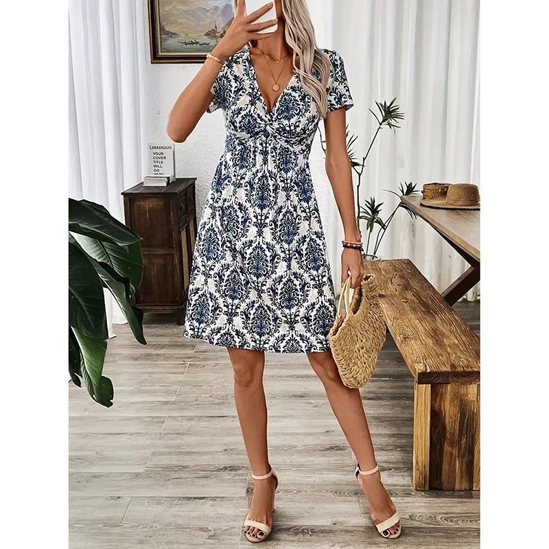 : WildCharm Twist Mini Dress