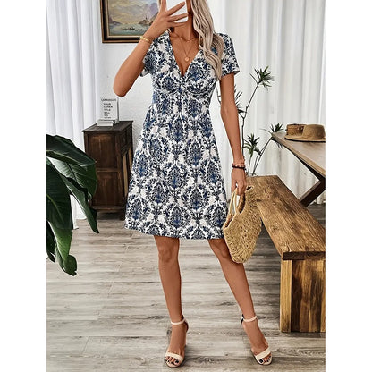 : WildCharm Twist Mini Dress