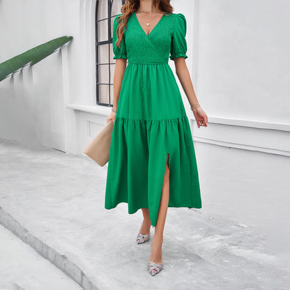 Coastline Drift High-Waist Dress