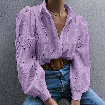 Aeris Whisper Puff Sleeve Cardigan