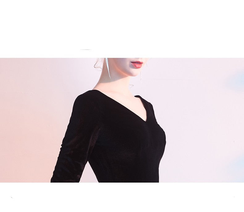 Obsidian Grace Gown