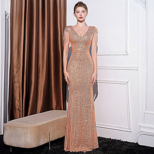 Lunavelle GlimmerSilk Gown