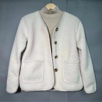 LuxeFleece Round Neck Coat