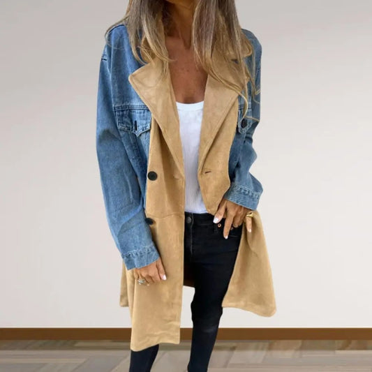 DenimEdge Mid-length Coat