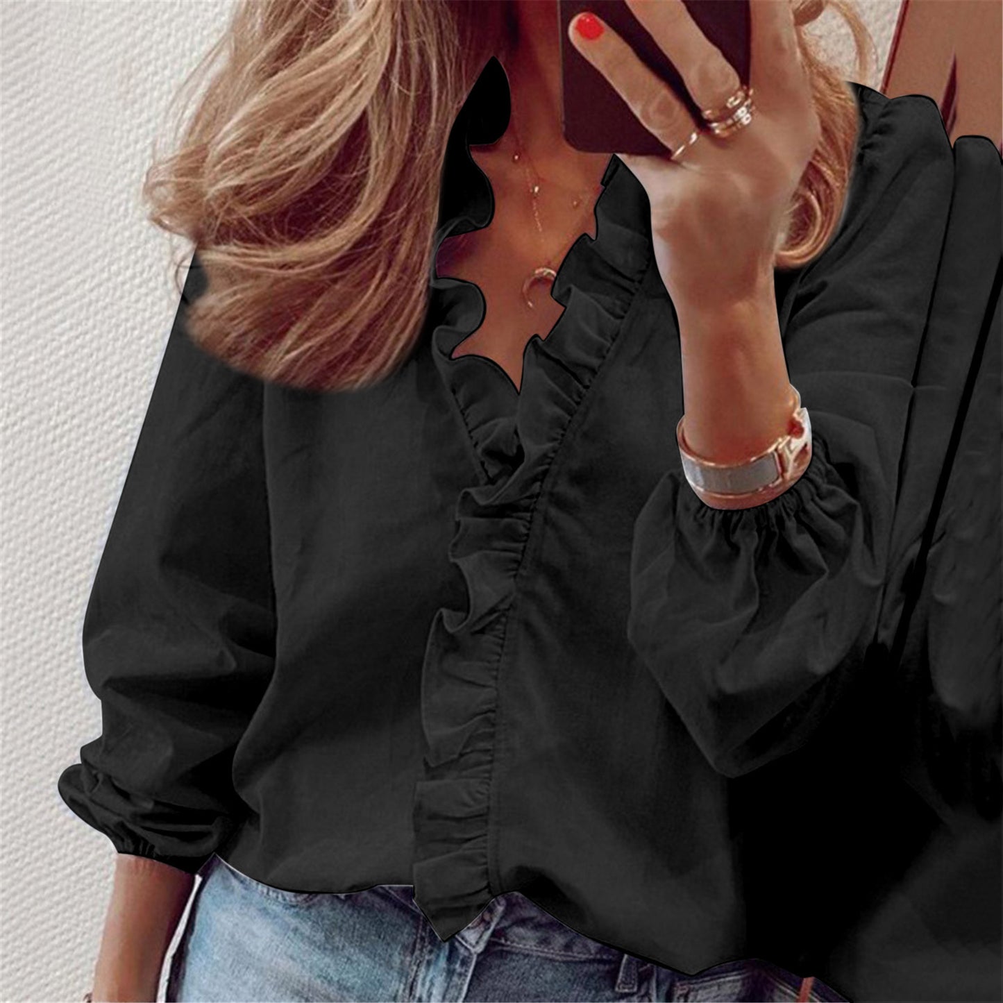 Elaris Ruffle Blouse