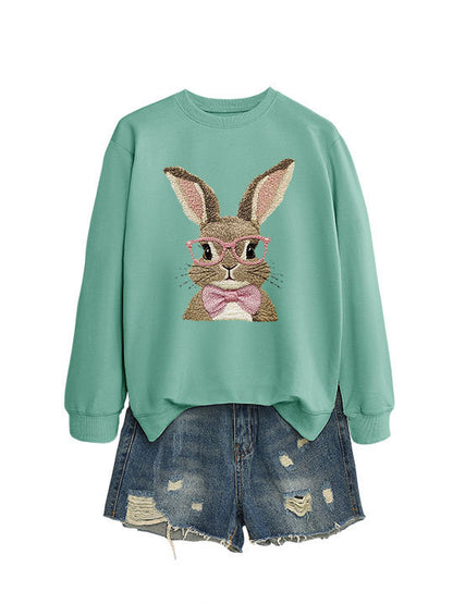 CinnaHop Bow Bunny Sweatshirt