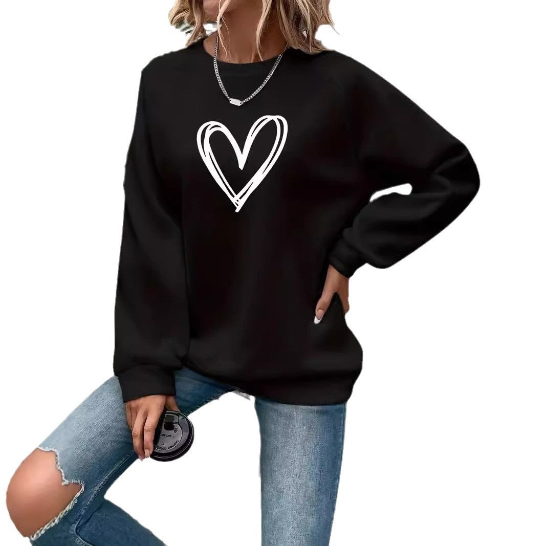 HeartBeat Round Neck Sweatshirt