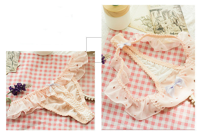 Japanese Girl T-back Cute Milk Silk