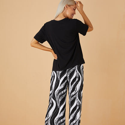 Homewear Pajamas Suit Women's Modal Cotton Silk