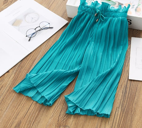 Breathable Ice Silk Wide-leg Pants