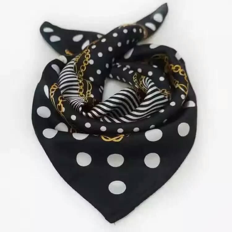Ladies Scarf Wrapped And Satin Silk