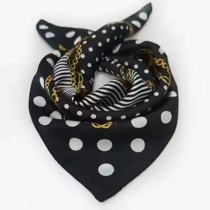 Ladies Scarf Wrapped And Satin Silk