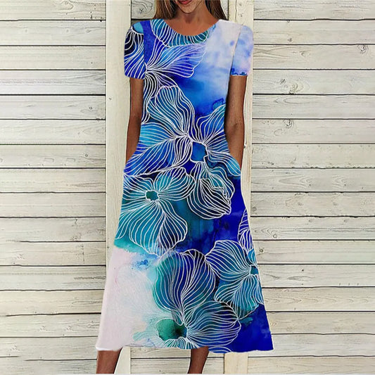 Blossom Haven Pocket Dress