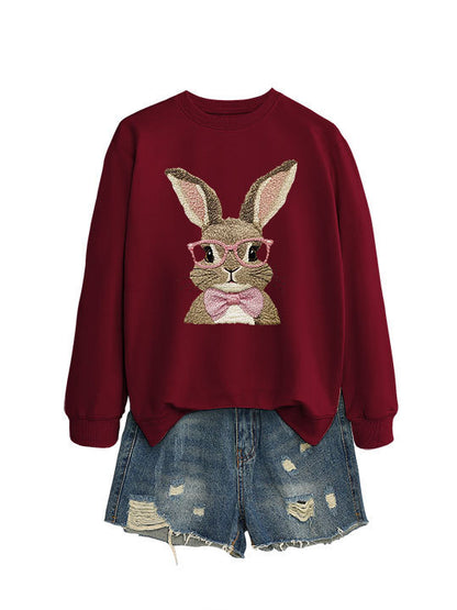 CinnaHop Bow Bunny Sweatshirt