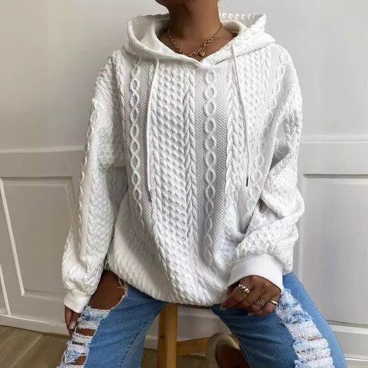 Twistella Cozy Hooded Sweater