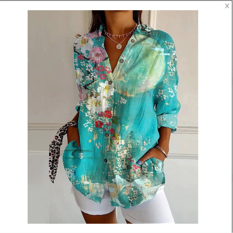 3D Floral Summer Shirt
