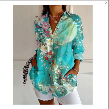 3D Floral Summer Shirt