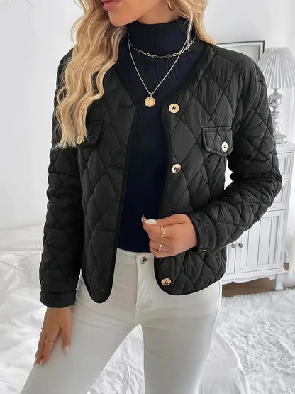 QuiltLuxe Diamond Cotton Jacket