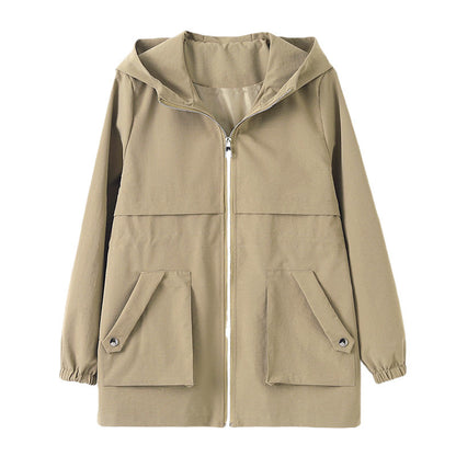 ChicEase Hooded Trench Coat